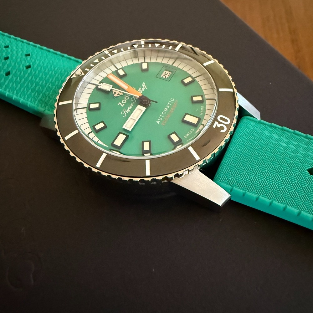 Zodiac ZO9305 Super Sea Wolf Automatic Compression Dive Watch, NWT, Box - Picture 10 of 16